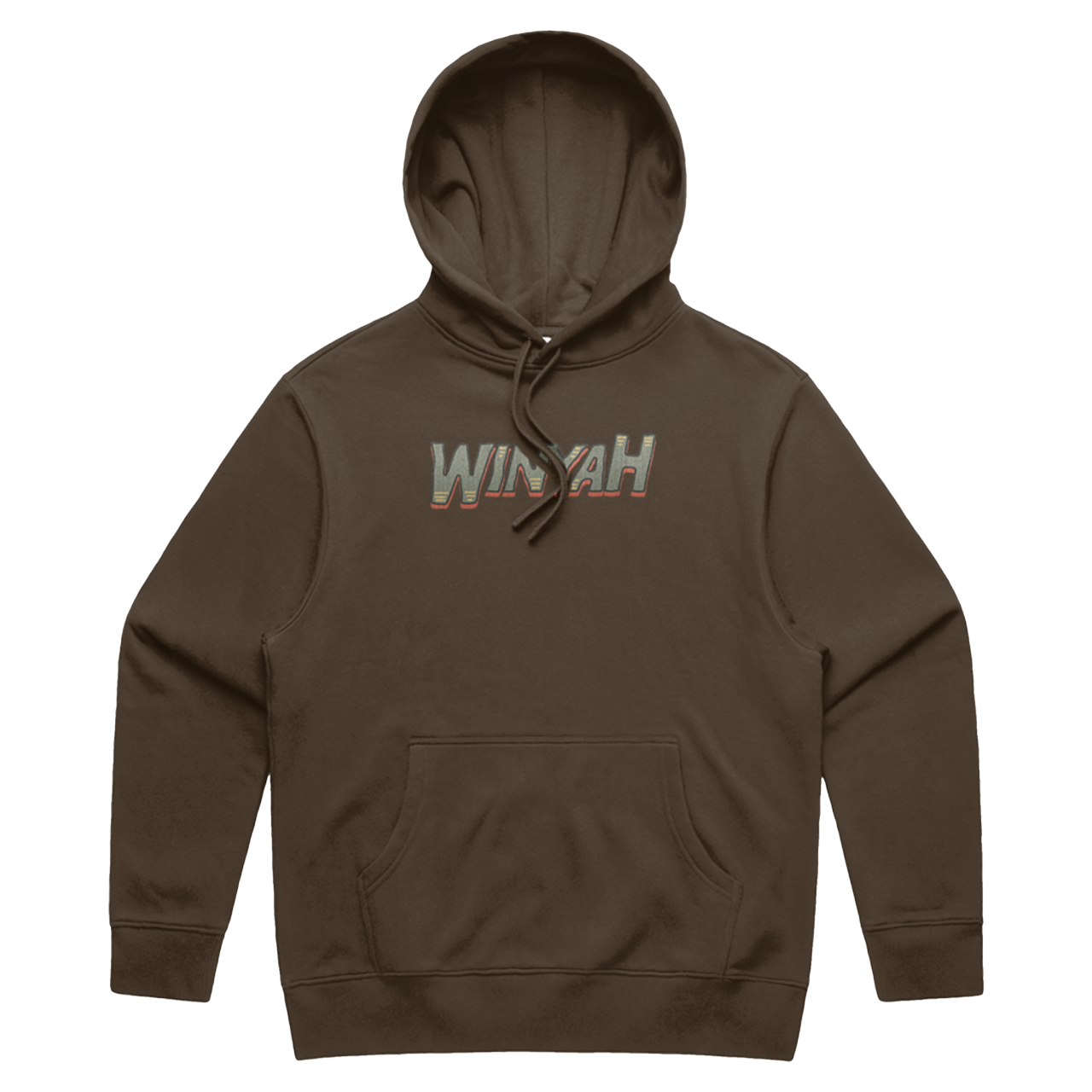 Brown Logo Hoodie