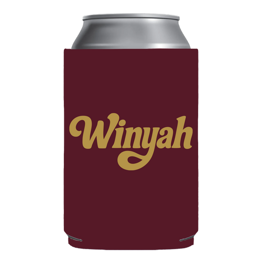 Maroon Logo Koozie