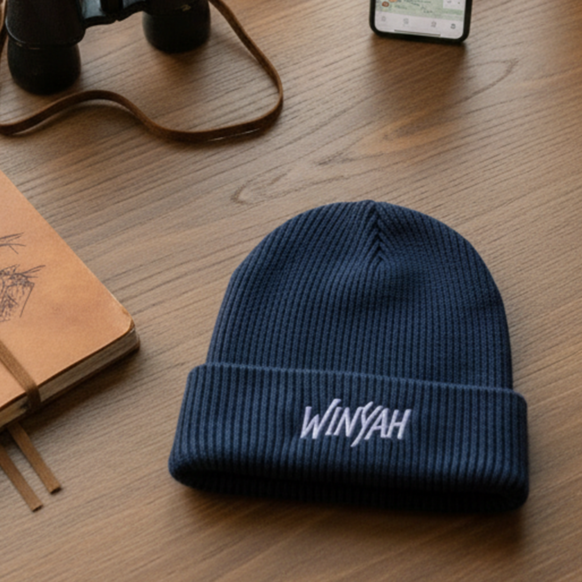 Navy Logo Beanie