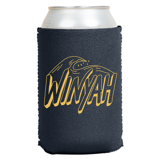 Navy Wave Koozie