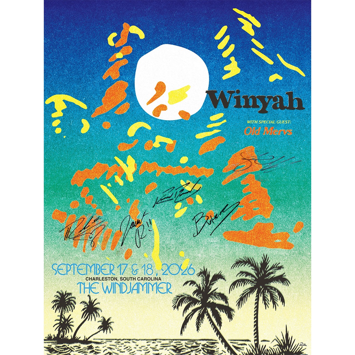 AUTOGRAPHED - The Windjammer Poster