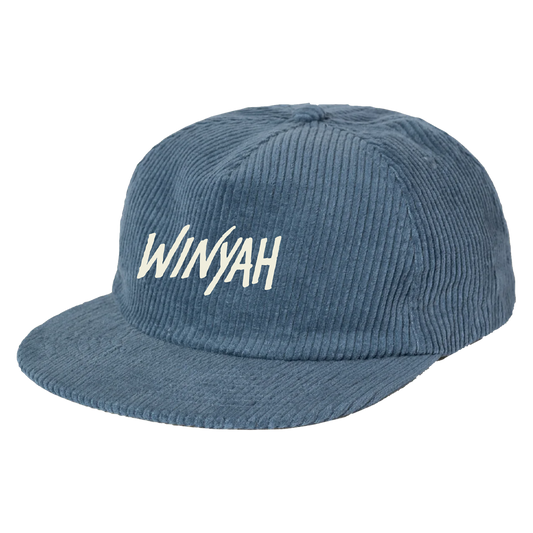 Slate Blue Surf Logo Cord Hat