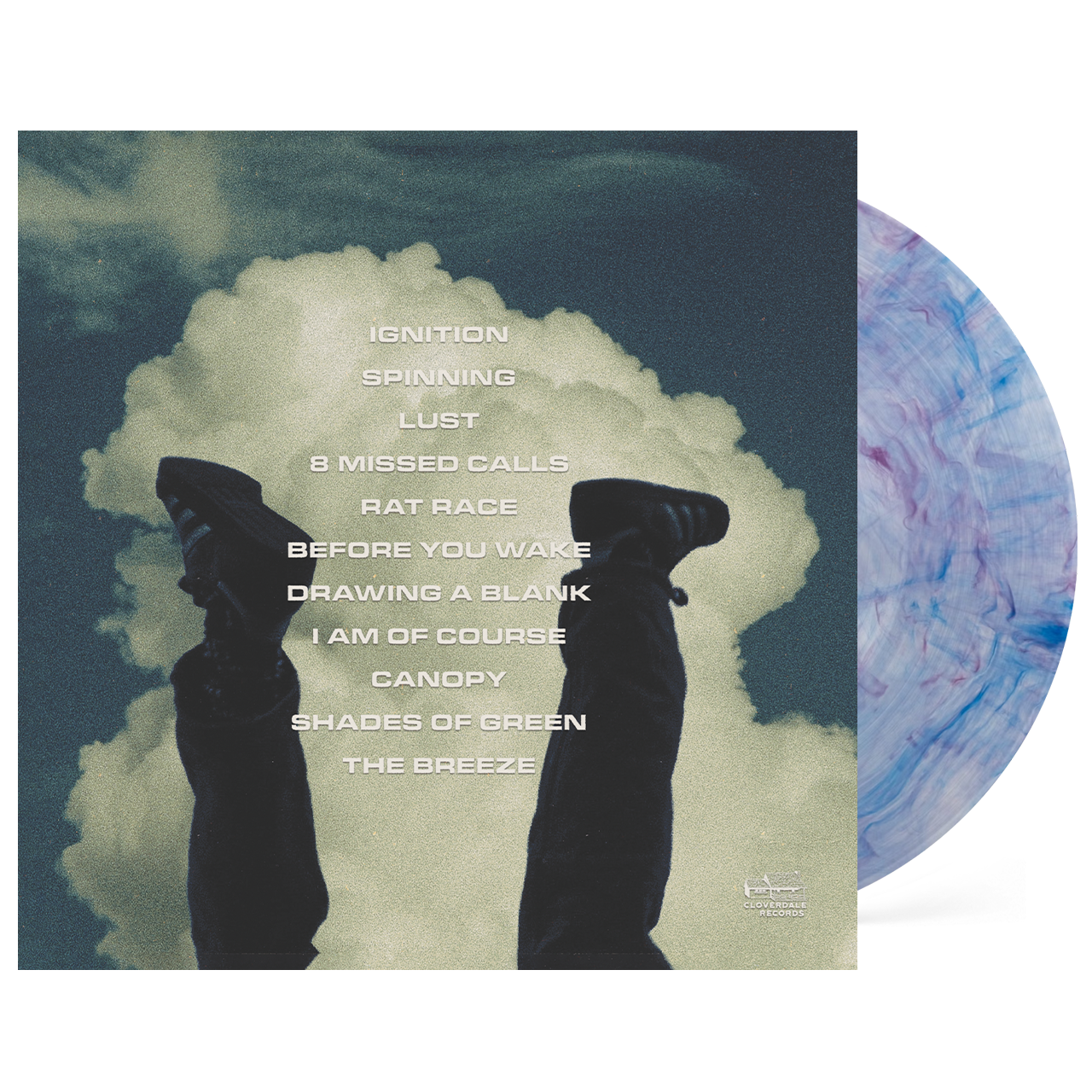 (PRE-ORDER) Right Here, Right Now Hot Pink & Blue Jay Marble Vinyl