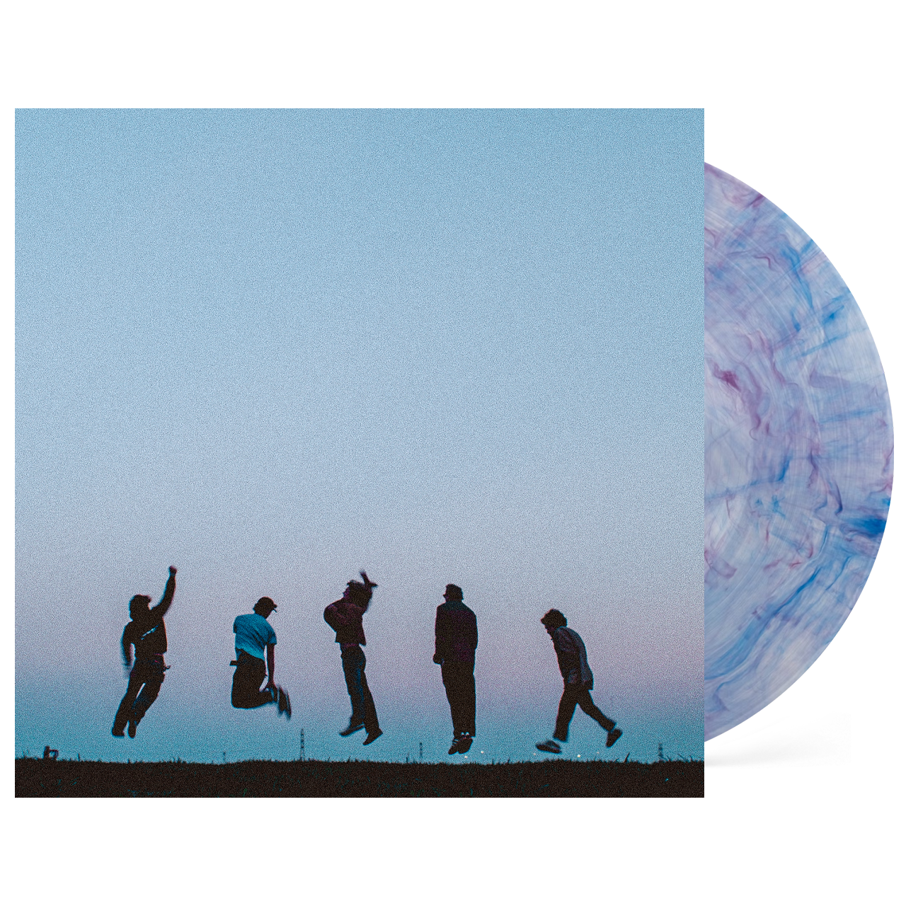(PRE-ORDER) Right Here, Right Now Hot Pink & Blue Jay Marble Vinyl