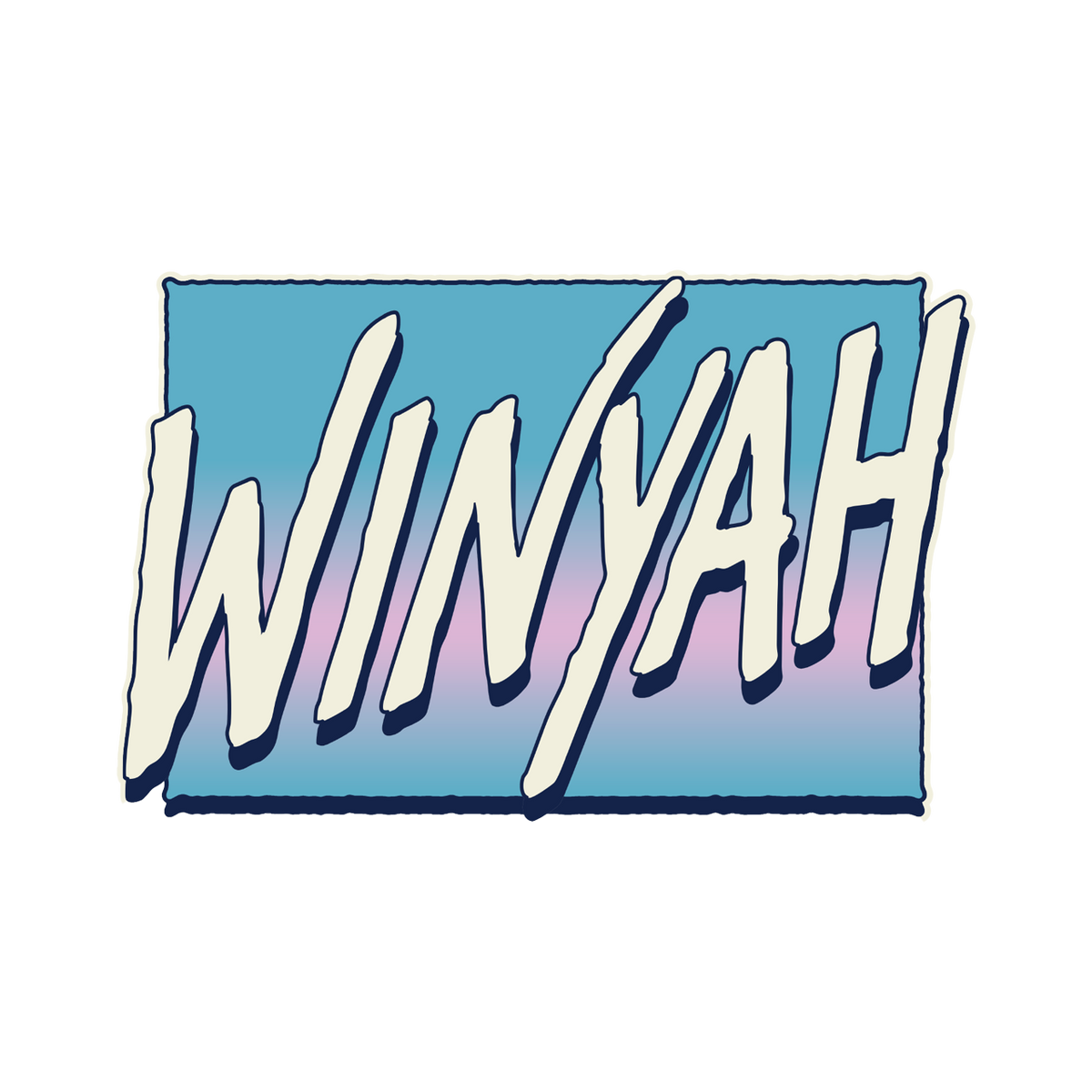 Surf Gradient Sticker